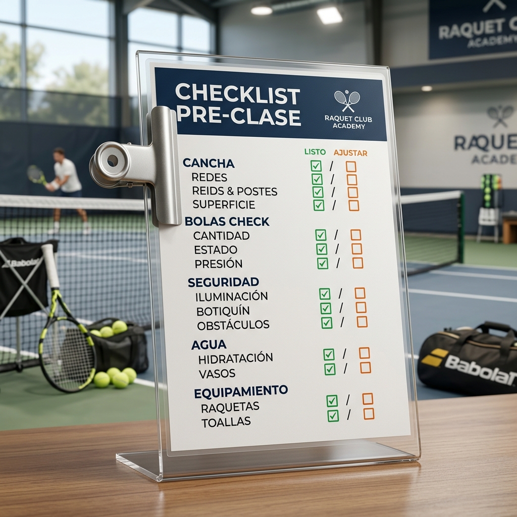 Checklist Pre-Clase